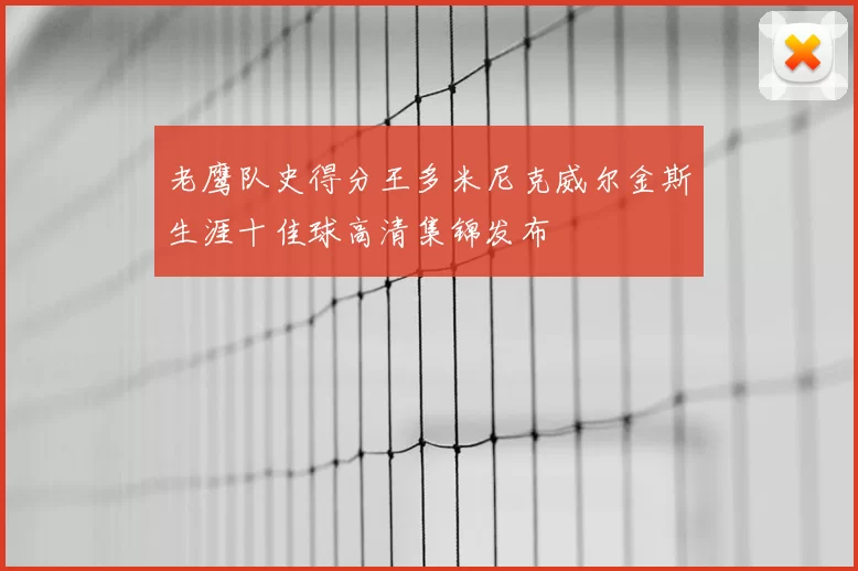 老鹰队史得分王多米尼克威尔金斯生涯十佳球高清集锦发布
